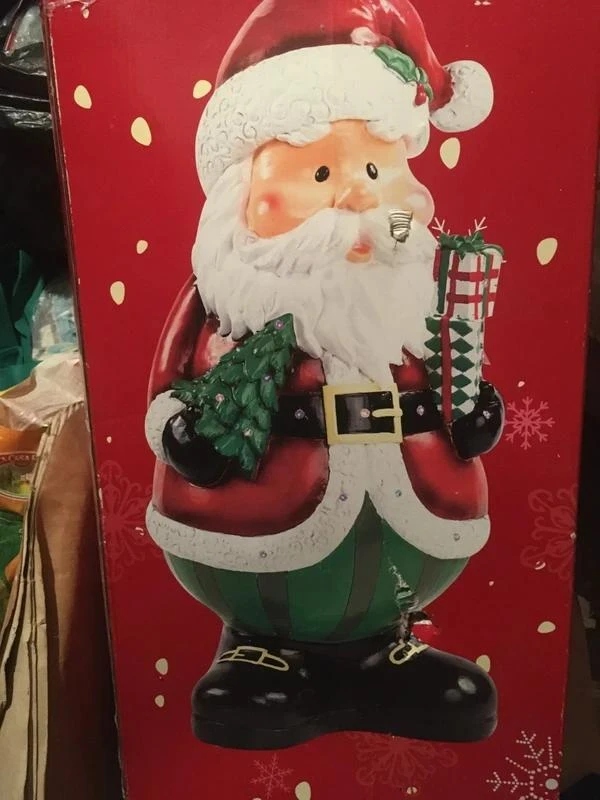 huge luminous XXL Santa Claus – photo 2